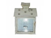 Lucerna kovová 28cm s patinou